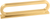 Corsa Collection Pull 3'' & 3-3/4'' cc Brushed Golden Brass Finish B078785BGB