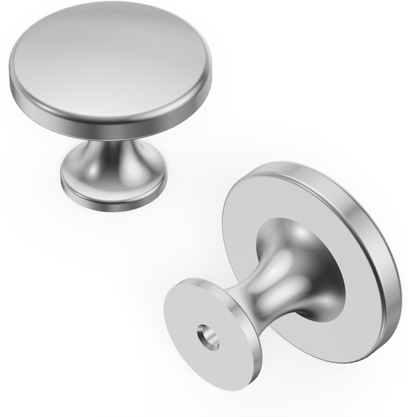 Forge Collection Knob 1-3/8'' Diameter Chrome Finish H076698-CH
