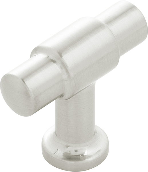 Piper Collection T-Knob 1-5/8'' X 5/8'' Satin Nickel Finish H077850SN