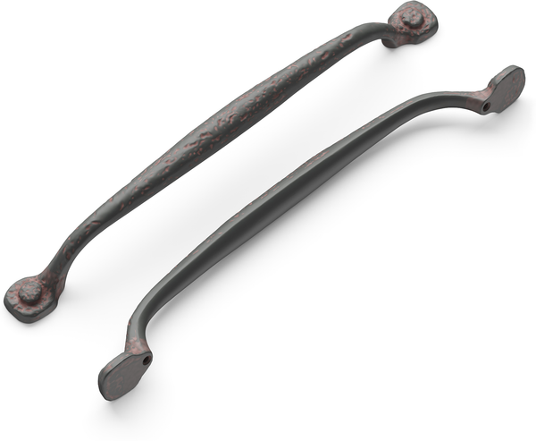 Refined Rustic Collection Pull 8-13/16'' cc Rustic Iron Finish P2995-RI