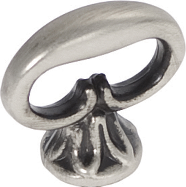 Manor House Collection Mock Key 1-1/8'' X 1/4'' Silver Stone Finish P321-ST