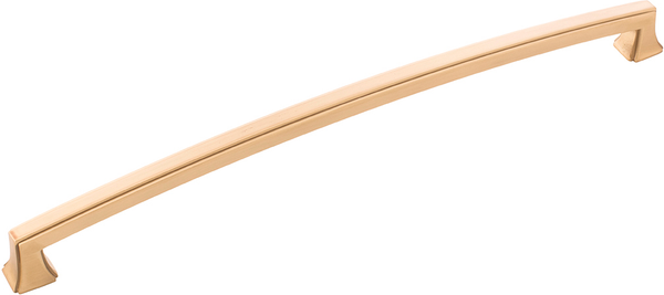 Bridges Collection Pull 12'' cc Brushed Golden Brass Finish P3238-BGB