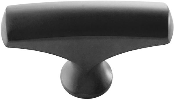 Greenwich Collection Knob 1-3/4'' x 1/2'' Matte Black Finish P3372-MB