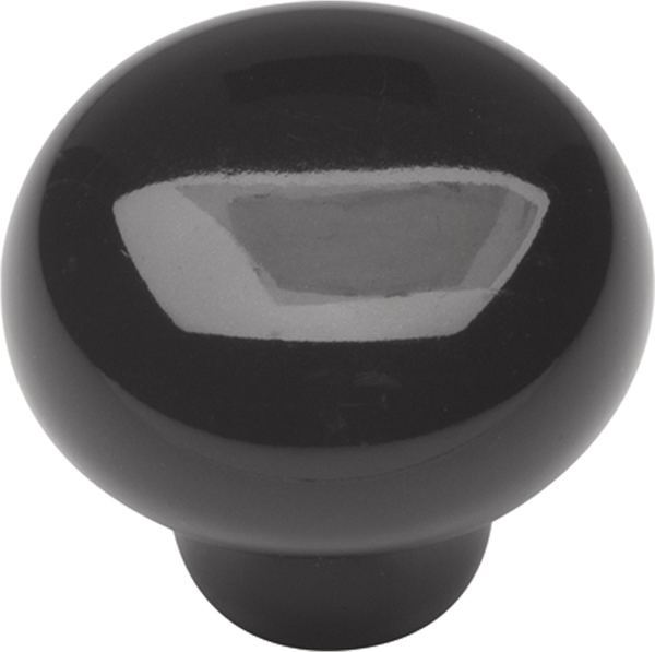 Tranquility Collection Knob 1-3/8'' Diameter Black Finish P638-BL