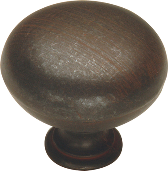 Manchester Collection Knob 1-1/4'' Diameter Rustic Iron Finish PA1218-RI