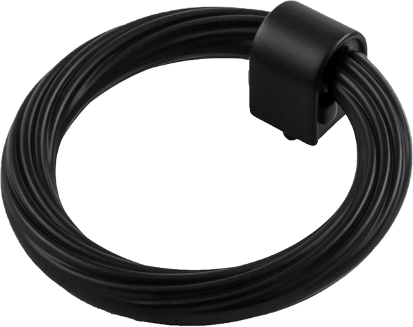 Bijou Sybil Collection Ring Pull 2-7/8'' x 2-3/4'' Matte Black Finish B076986-MB