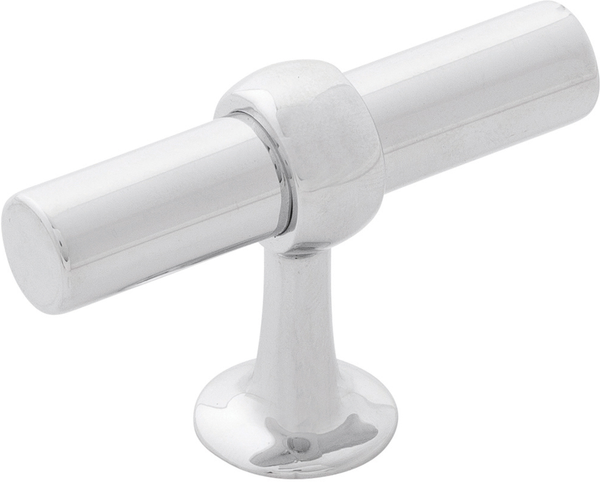 Ostia Collection T-Knob 2-1/2'' X 13/16'' Chrome Finish B077328-CH