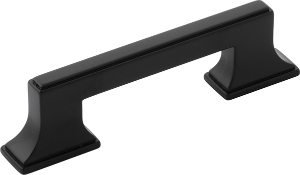 Brownstone Collection Pull 3'' & 3-3/4'' cc Matte Black Finish B077461-MB
