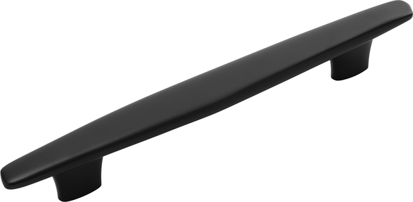 Pebble Collection Pull 6-5/16'' & 7-9/16'' (192mm) cc Matte Black Finish B079715-MB