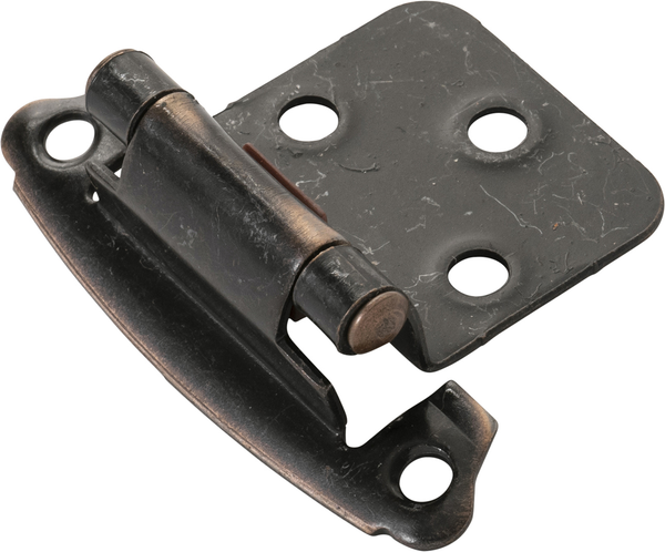 Hinge Flush Surface Face Frame Self-Close Oil-Rubbed Bronze Highlighted Finish P244-OBH