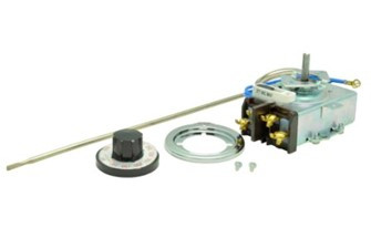 Thermostat w/ Temp Range 60F to 250F, 60-250 Dial, 60 in Capillary