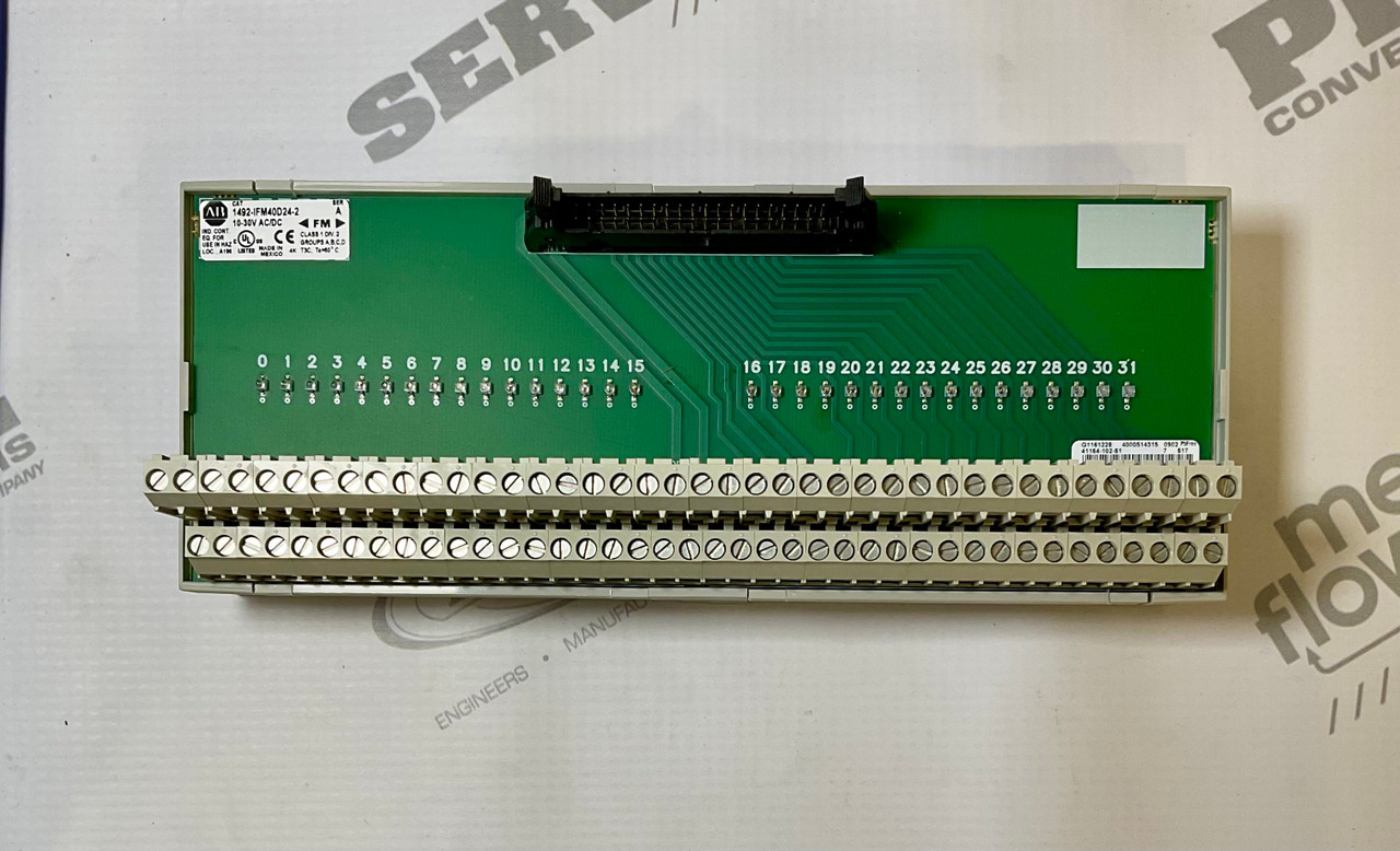 40-Point Digital IFM, 24V AC/DC LED Indicators, Extra Terminals for Outputs