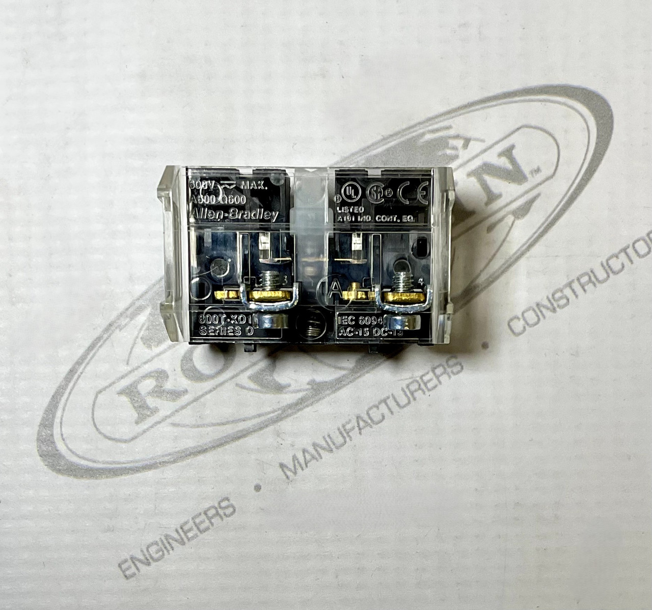 Contact Block, Shallow Block, 1 N.O.