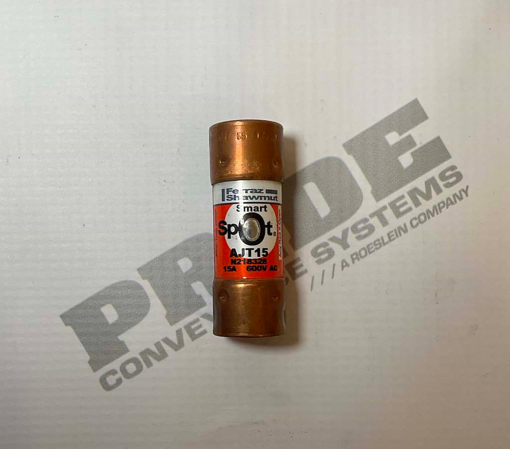 Mersen AJT15, Current Limiting Low Voltage North American Time Delay Power Fuse, 15 A
