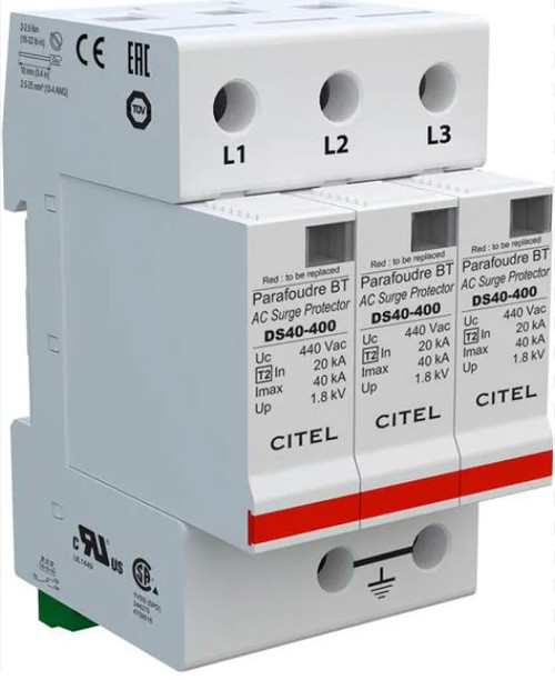 Surge Protector, AC Power, 408VAC