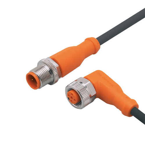5m - PUR Cable, M12 plug / M12 Socket Patchcord