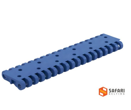 BELT, SF700, 39.6” WIDE, PERF. FLAT TOP, w/ 5/32” HOLES, BLUE ACETAL