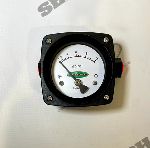 Differential Pressure Gauge, 0-10psid range, 316SS internals