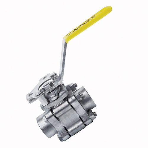3/4" BAM02 Ball Valve, w/ PTFE Seats, Graphite Seals, & Packing