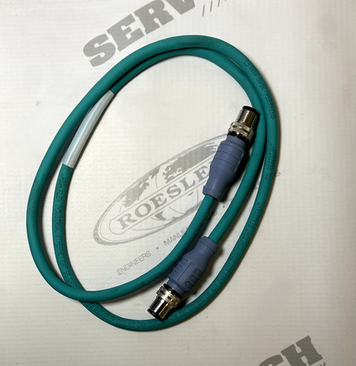 M12 Male, Single Ended, Cordset