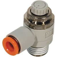 Pneumatic, Flow Control, 3/8 NPT x 3/8 TUBE