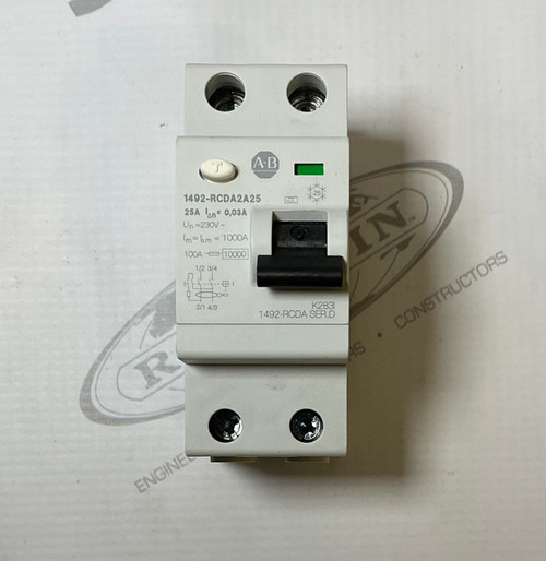 Residual Current Devices, 2 Pole, 30 mA Rated Tripping Current, 25 A Rated Current
