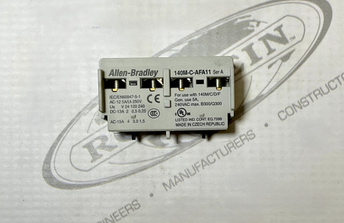 Auxiliary Contact Block, Front Mounted, 1 N.O. 1 N.C. , Without Spring Clamp Terminals