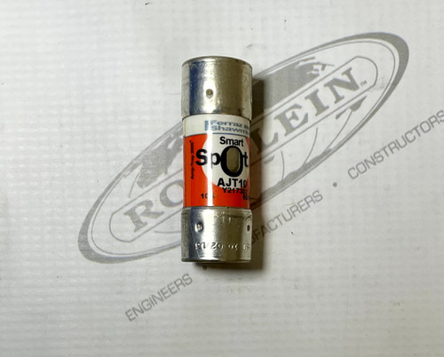 Mersen AJT10, Class J Fuse, Low Peak, Current-Limiting, Time Delay, 10 A