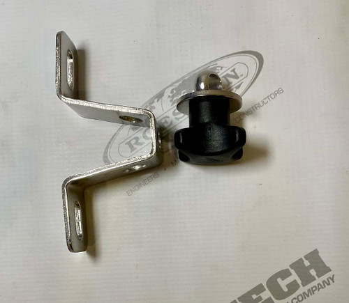 Side Mounted 1/2" Rod Holder With Hand Tightener