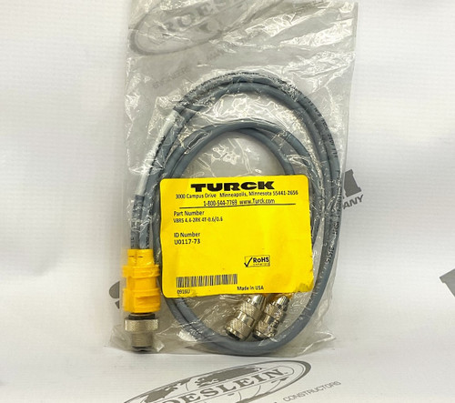 M12 VBRS Y - 4 Pin, 3 wire, STEM male 12 molded, Branch - Sale