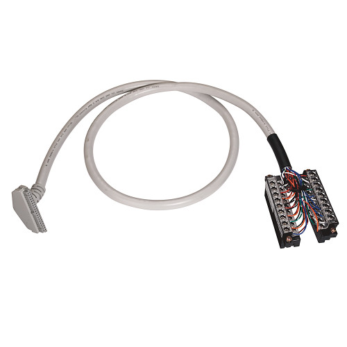 Prewired Cable for 1769-IQ32 module, 40 Conductors, #22 AWG,(2) 1769-RTBN18 w/40 Pin IFM connector, length 0.5 meter- Sale Prewired Cable for 1769-IQ32 module, 40 Conductors, #22 AWG,(2) 1769-RTBN18 w/40 Pin IFM connector, length 0.5 meter- Sale