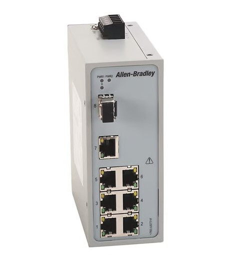 Stratix 2000 Unmanaged switch, 7 copper 10/100 ports, 1 Multimode 100 meg fiber port Stratix 2000 Unmanaged switch, 7 copper 10/100 ports, 1 Multimode 100 meg fiber port
