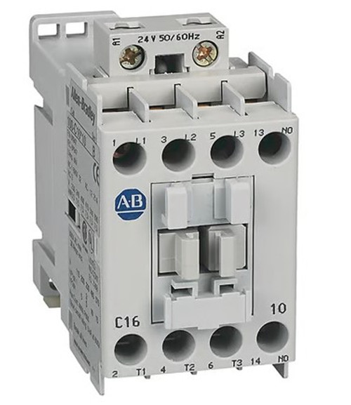 Contactor, IEC, 16 Amp, 3-Pole, 120V AC Coil, 1 Normally Open Auxiliary Contact
