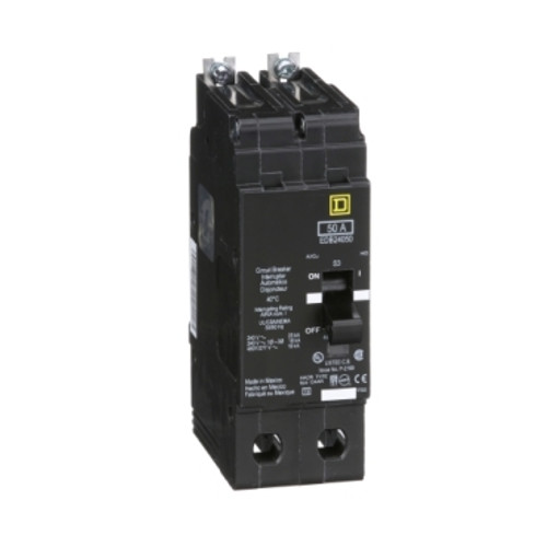 Circuit Breaker, Miniature, 50A, 277V, 2 Pole