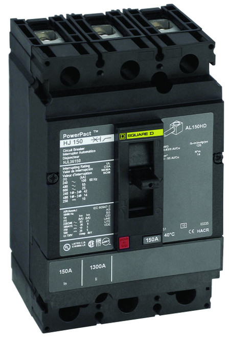 Circuit Breaker, 15A, 250V, 3 Pole