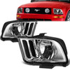 05-09 Ford Mustang GT Headlights - Chrome Housing - Exclude Shelby GT500