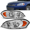 06-16 Chevy Impala Limited Monte Carlo Headlights - Chrome Housing Amber Corner