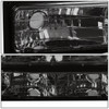 94-00 GMC C/K 1500 2500 3500 Suburban Headlights+Bumper Lamp - Smoked Housing Clear Corner