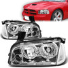 06-10 Dodge Charger Headlights - Chrome Housing Clear Corner