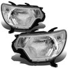 12-15 Toyota Tacoma Headlights - Chrome Housing Clear Corner