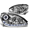00-06 Mercedes-Benz S350 S430 S500 S55 S65 AMG LED DRL Projector Headlights - Chrome