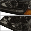 98-02 Honda Accord LED DRL Headlights - Smoked Housing Amber Corner
