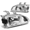 92-95 Honda Civic EG/EH/EJ Headlights - Chrome Housing - 2-Pieces