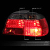 95-01 BMW E38 750iL 740iL 740i Rear Brake Tail Lights - Red/Smoked Lens