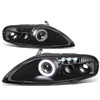 92-00 Lexus SC300 SC400 LED DRL Projector Headlights - Black Housing