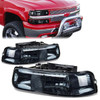 99-02 Chevy Silverado 1500 2500 00-06 Suburban Tahoe Headlights - Smoked Housing