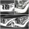 15-18 Ford Focus LED DRL+Turn Signal Projector Headlights - Chrome Housing