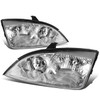 05-07 Ford Focus Headlights - Chrome Housing Clear Lens