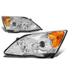 07-11 Honda CR-V Projector Headlights - Chrome Housing Amber Corner