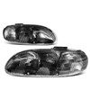 95-99 Chevy Lumina Monte Carlo Headlights - Black Housing Clear Corner
